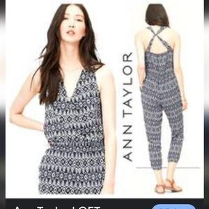 Ann Taylor LOFT, Sightseer, Tribal Print, Jumpsuit/Romper, Size Small